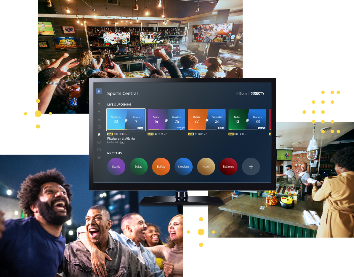 A showcase of all the different business channels you can sell DIRECTV.